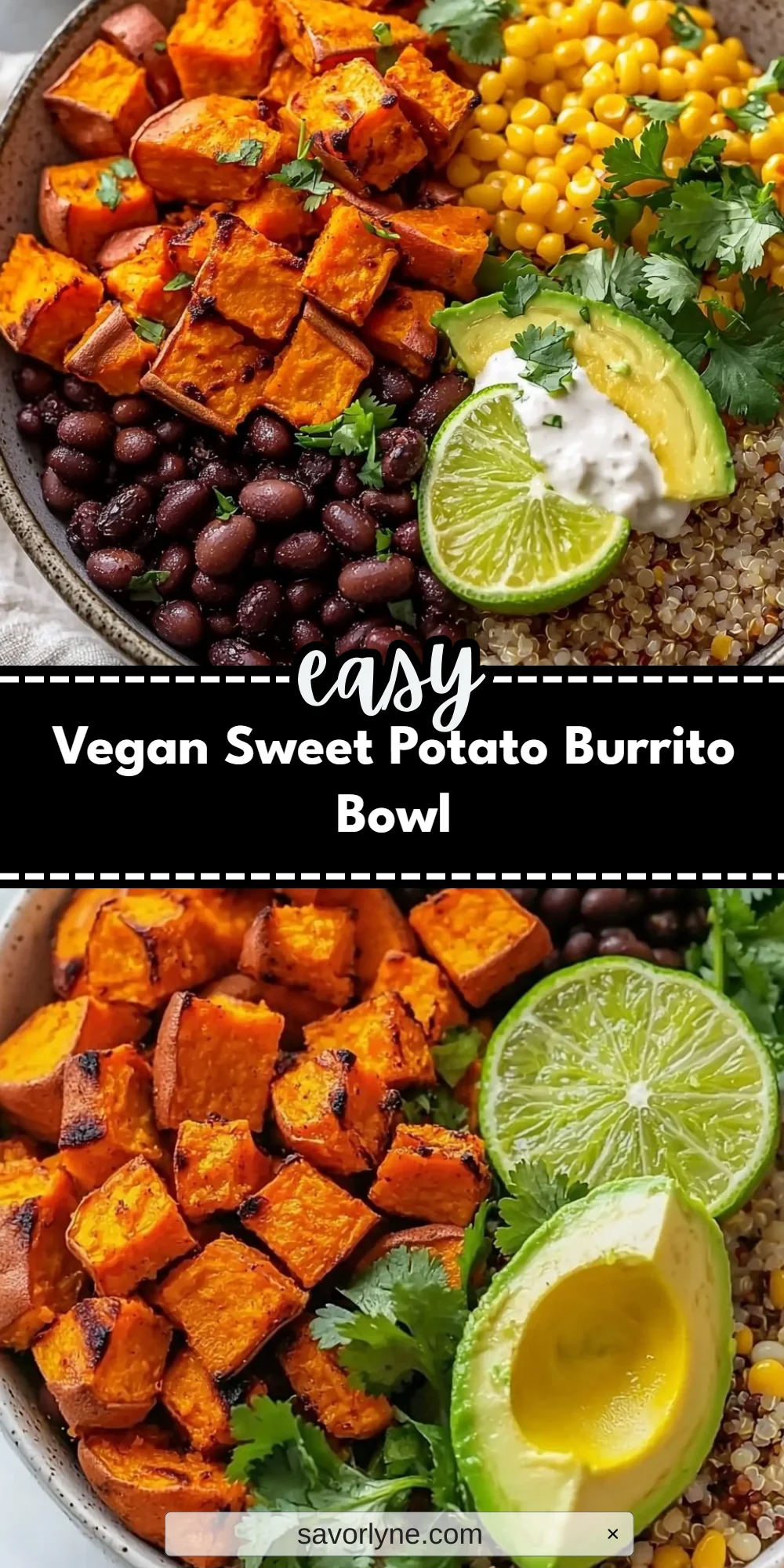 Vegan Sweet Potato Burrito Bowl