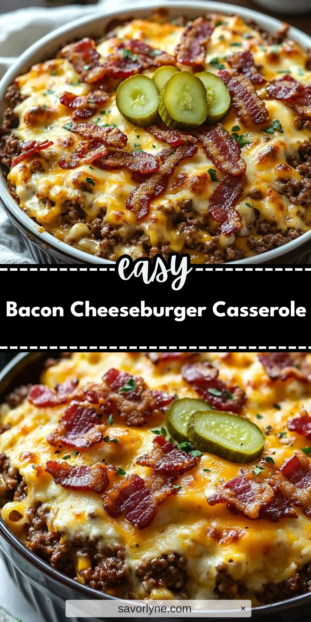 Bacon Cheeseburger Casserole