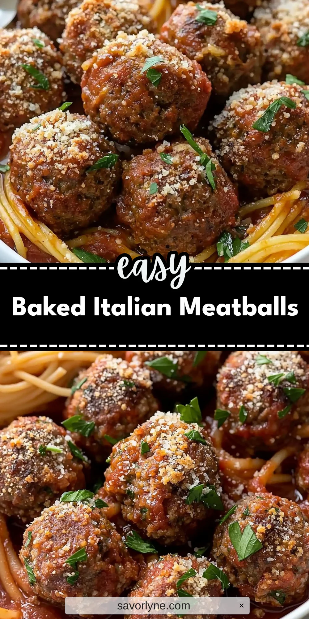 Baked Italian Meatballs