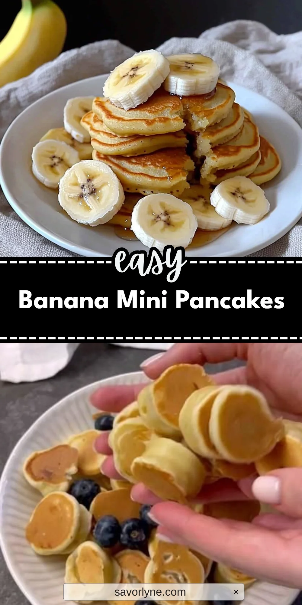 Banana Mini Pancakes