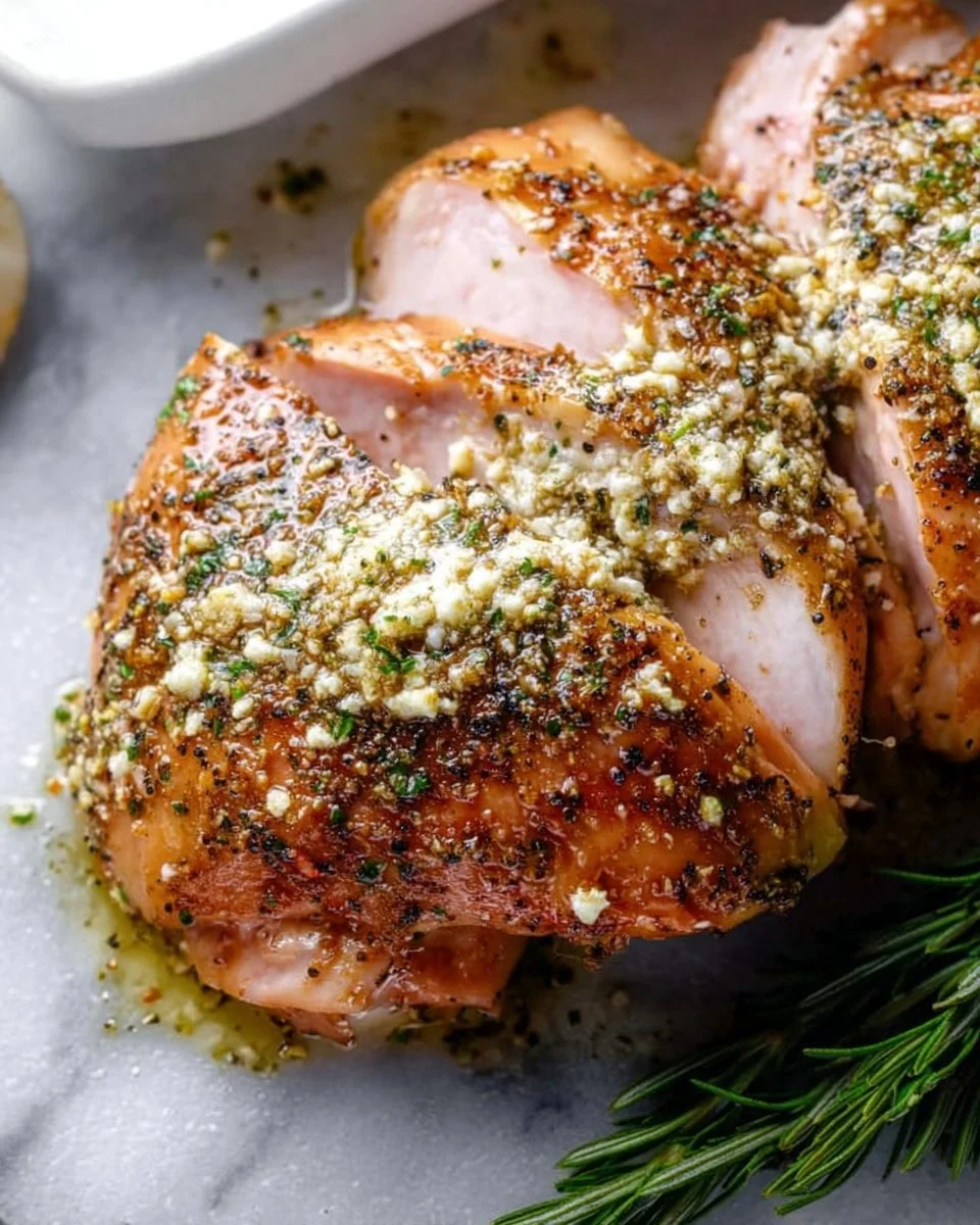 Delicious Greek chicken marinated in a flavorful Greek chicken marinade.