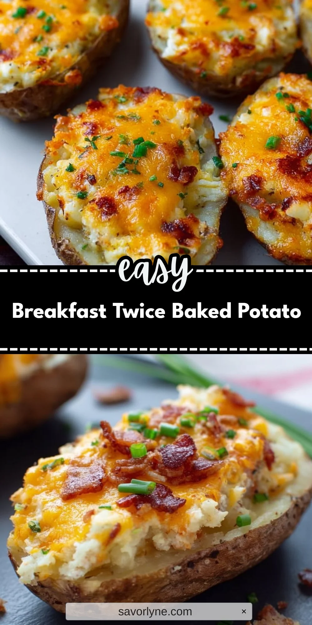 Breakfast Twice Baked Potato