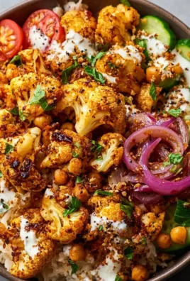 Delicious Cauliflower Shawarma Bowl easy sheet pan dinner