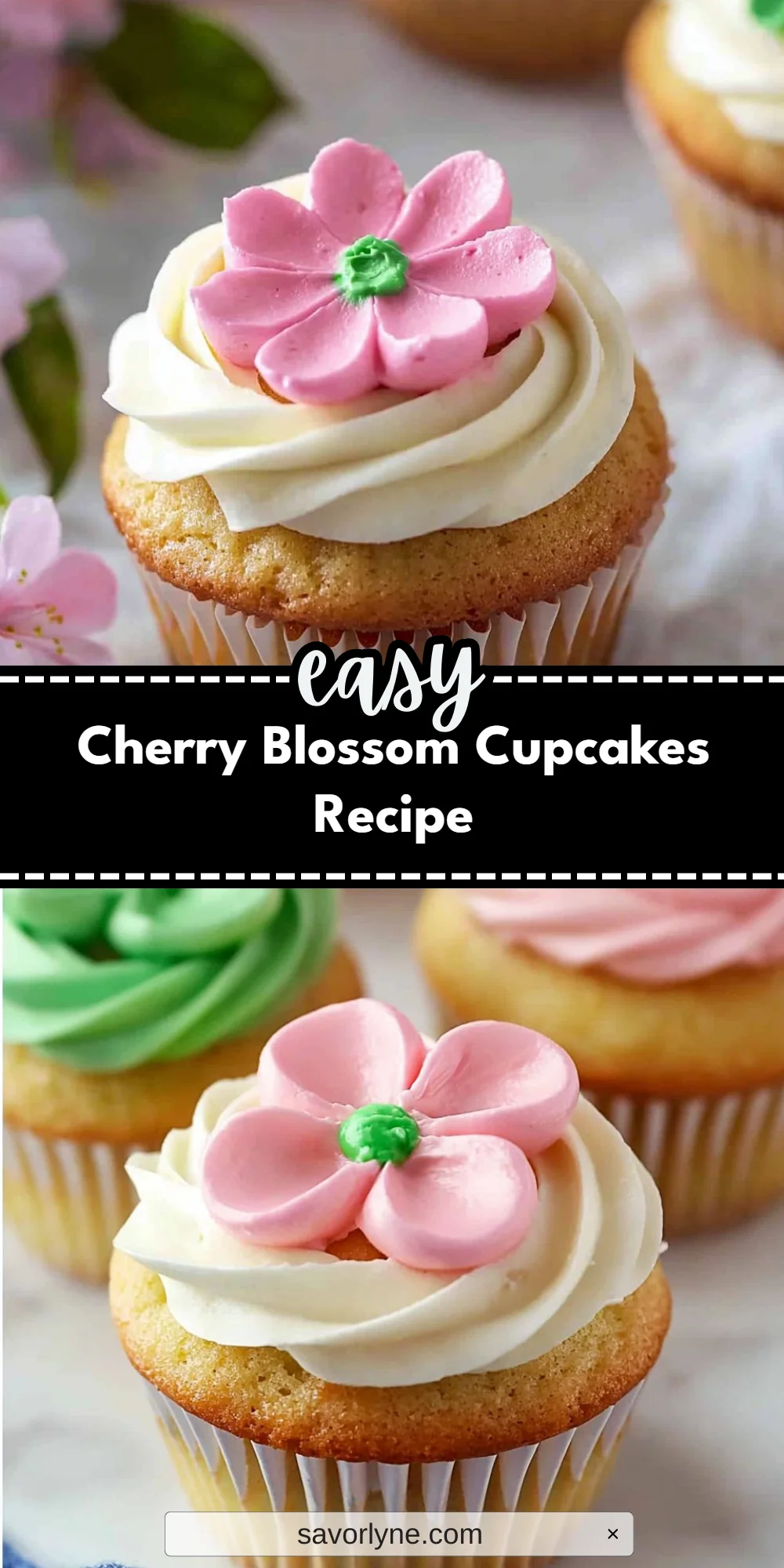 Cherry Blossom Cupcakes Recipe