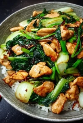 Chicken Bok Choy Stir Fry with colorful vegetables and tender chicken pieces