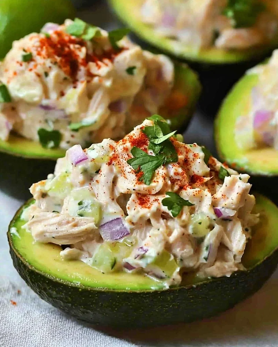 Chicken Salad Stuffed Avocado Recipe