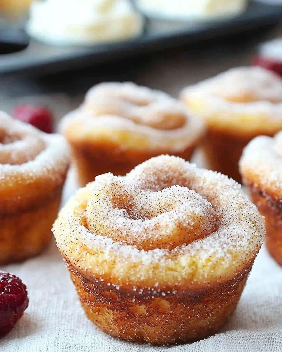 Batch of delicious Cinnamon Sugar French Toast Muffins fresh out of the oven.