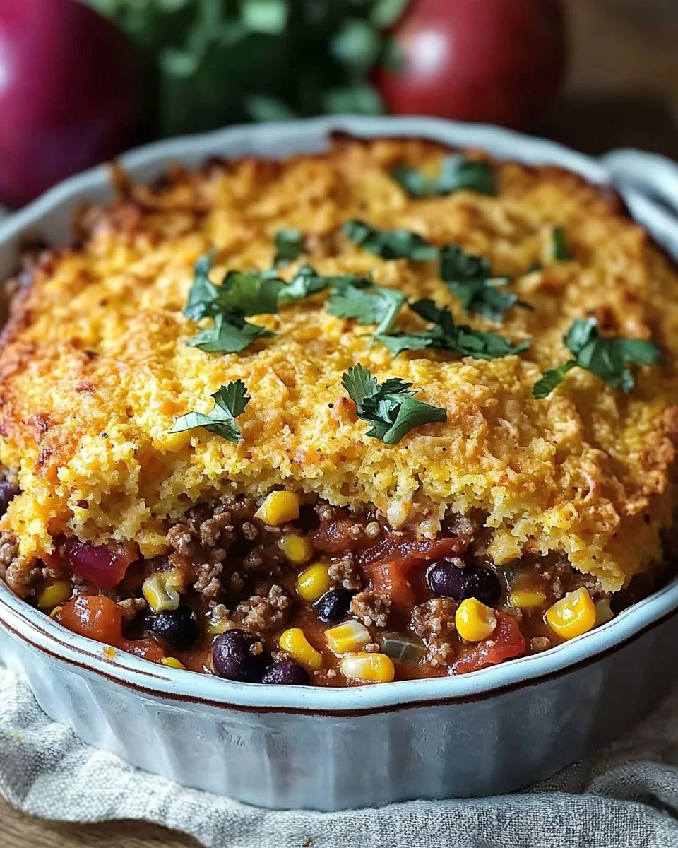 Cornbread Cowboy Casserole