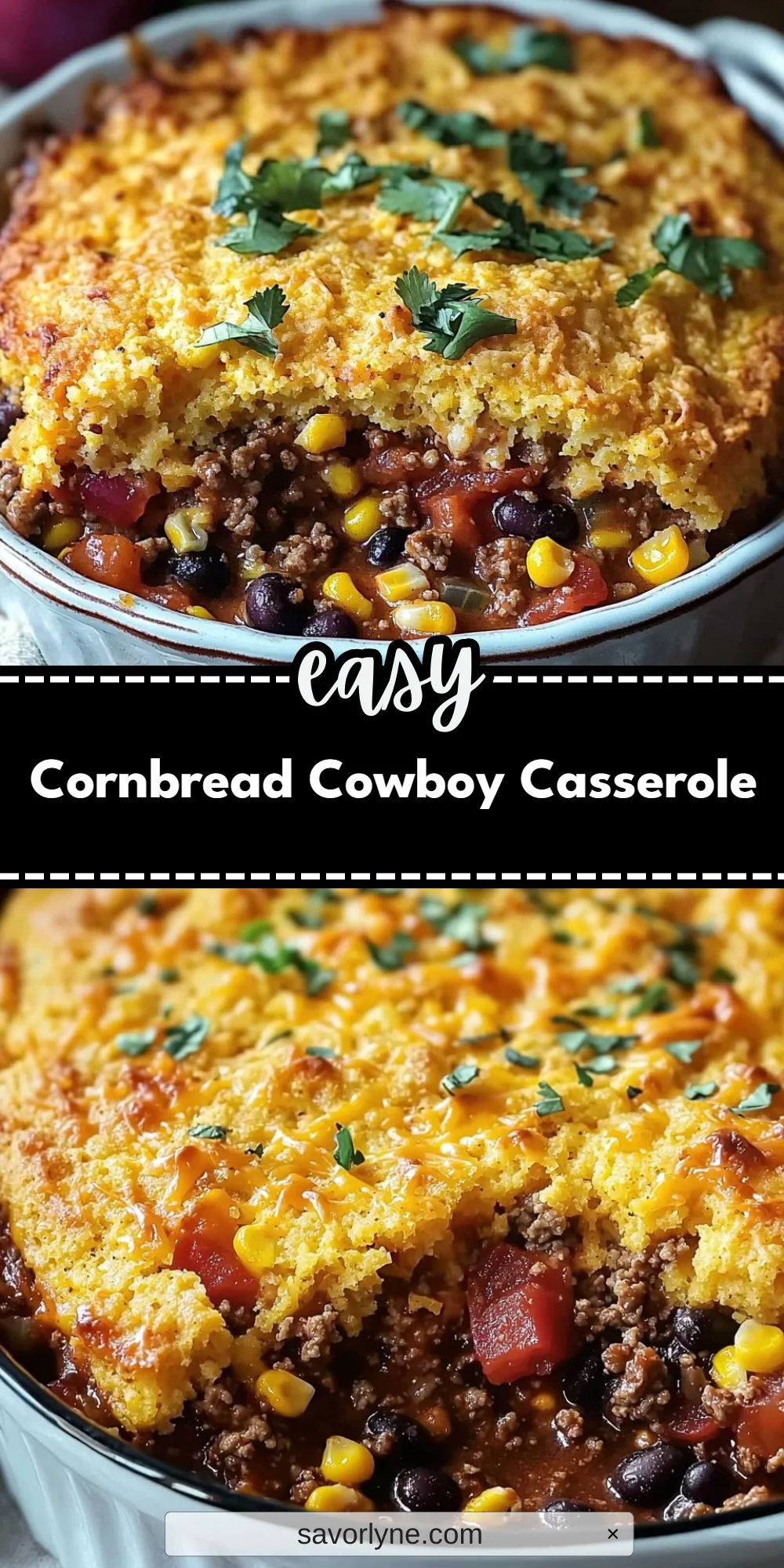 Cornbread Cowboy Casserole