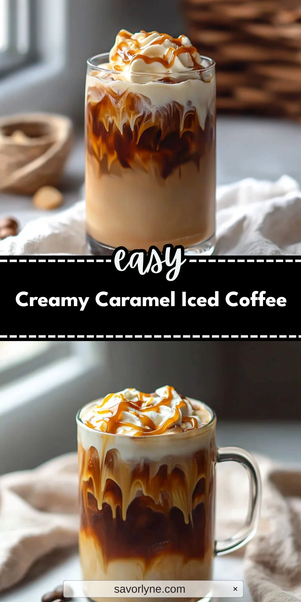 Creamy Caramel Iced Coffee