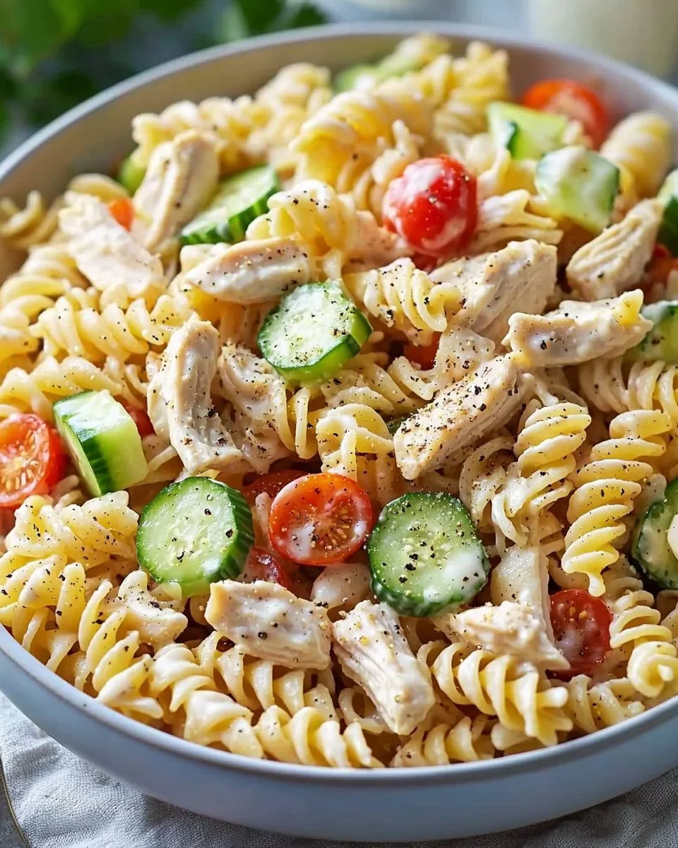 Creamy Chicken Pasta Salad