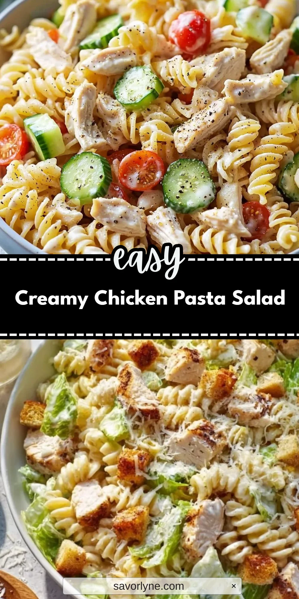 Creamy Chicken Pasta Salad