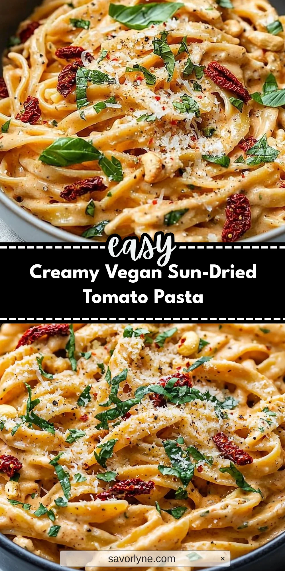 Creamy Vegan Sun-Dried Tomato Pasta