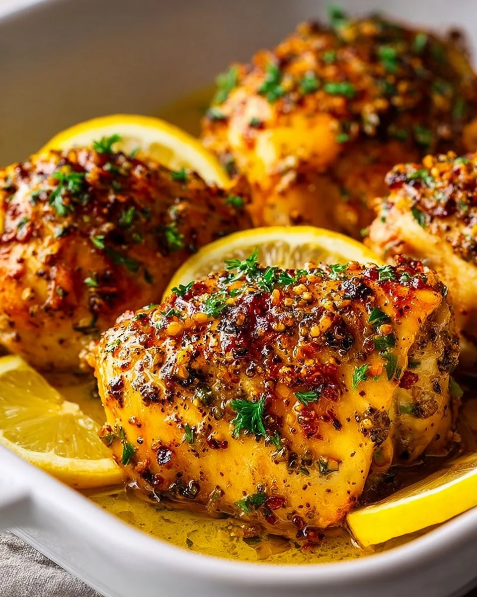 Crockpot Lemon Garlic Chicken