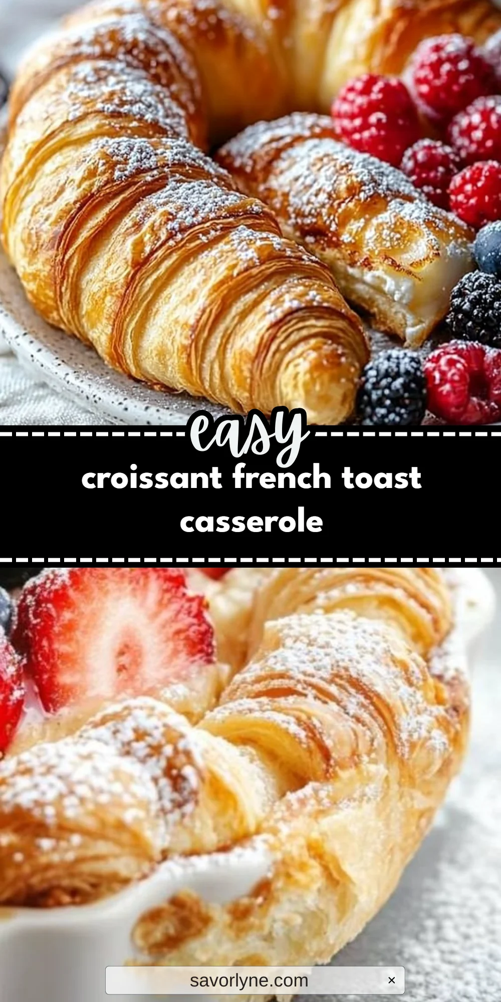 croissant french toast casserole