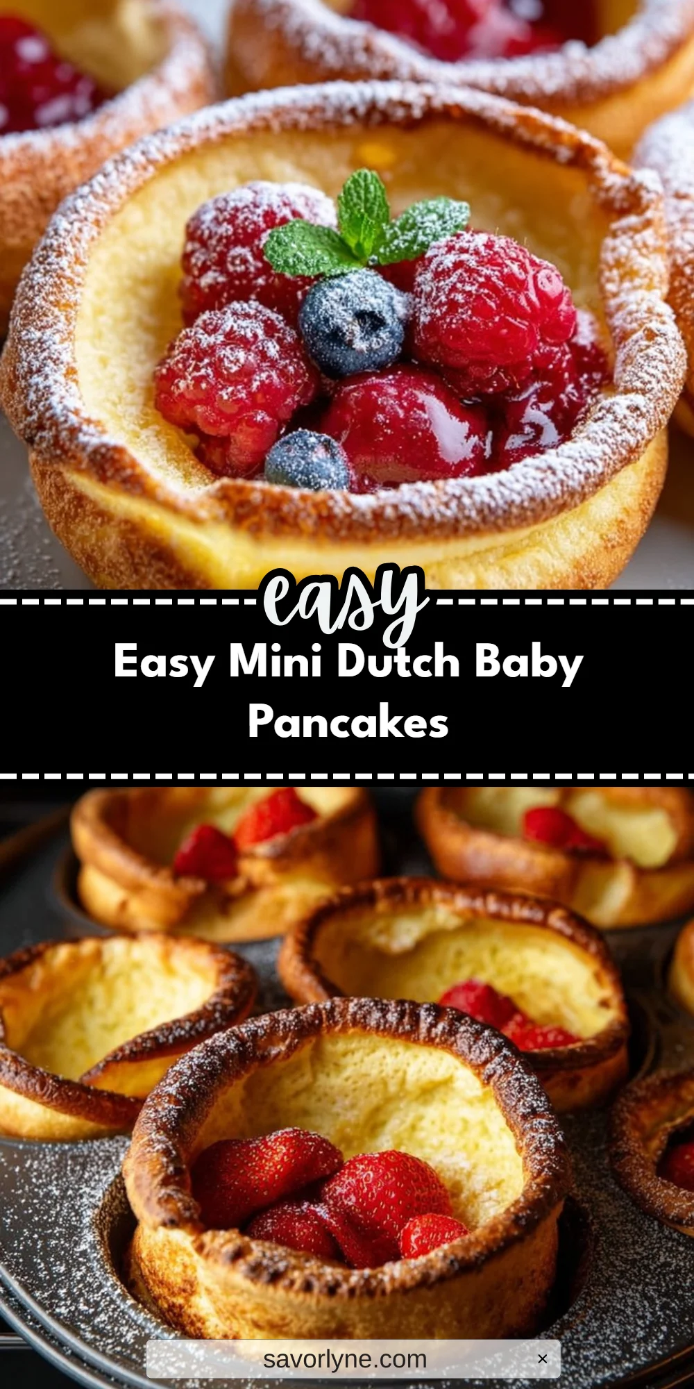 Easy Mini Dutch Baby Pancakes