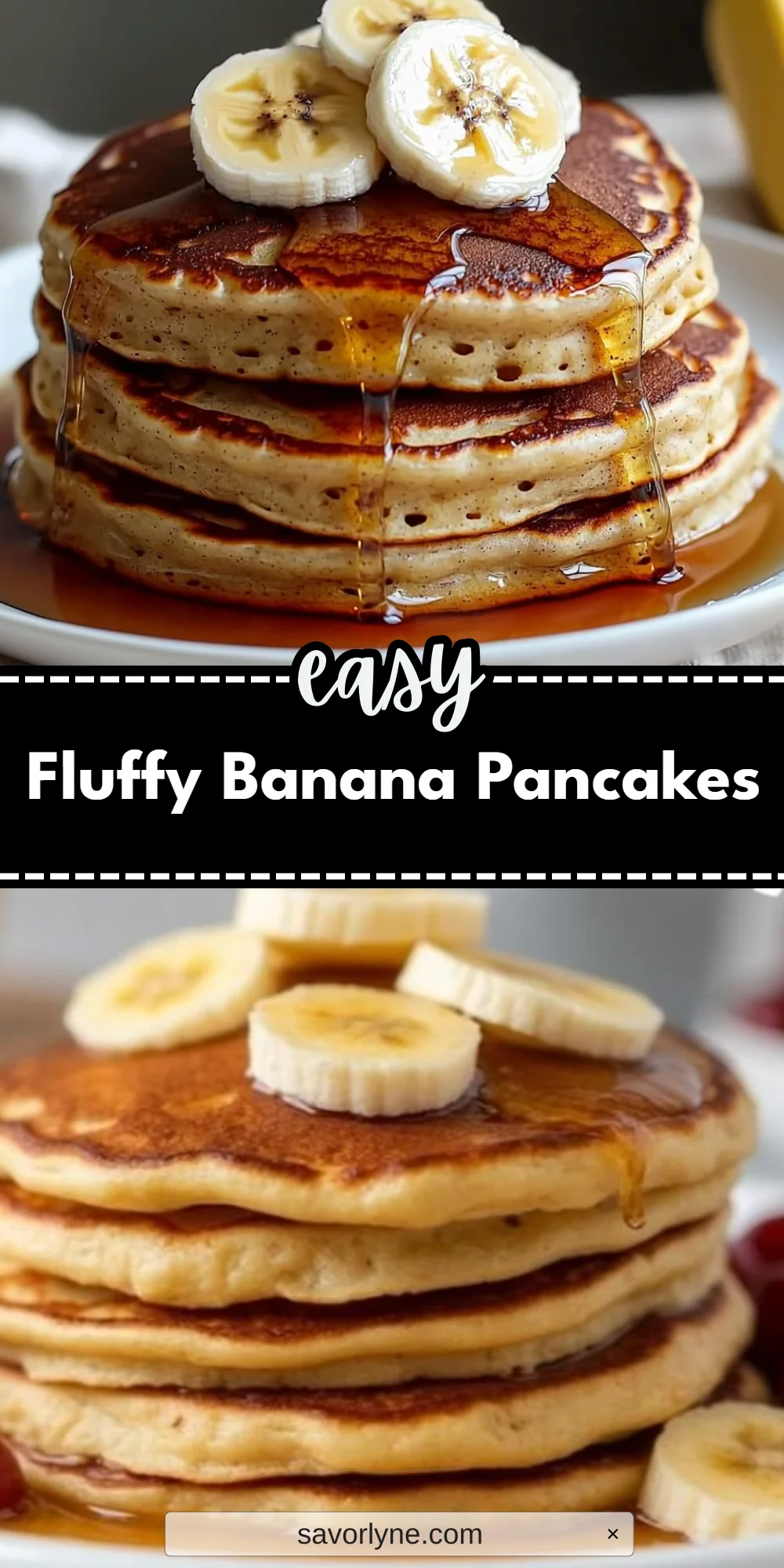Fluffy Banana Pancakes