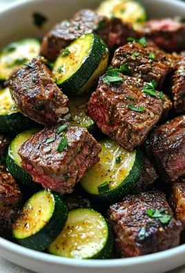 Juicy Garlic Butter Steak Bites served as a quick and easy dinner