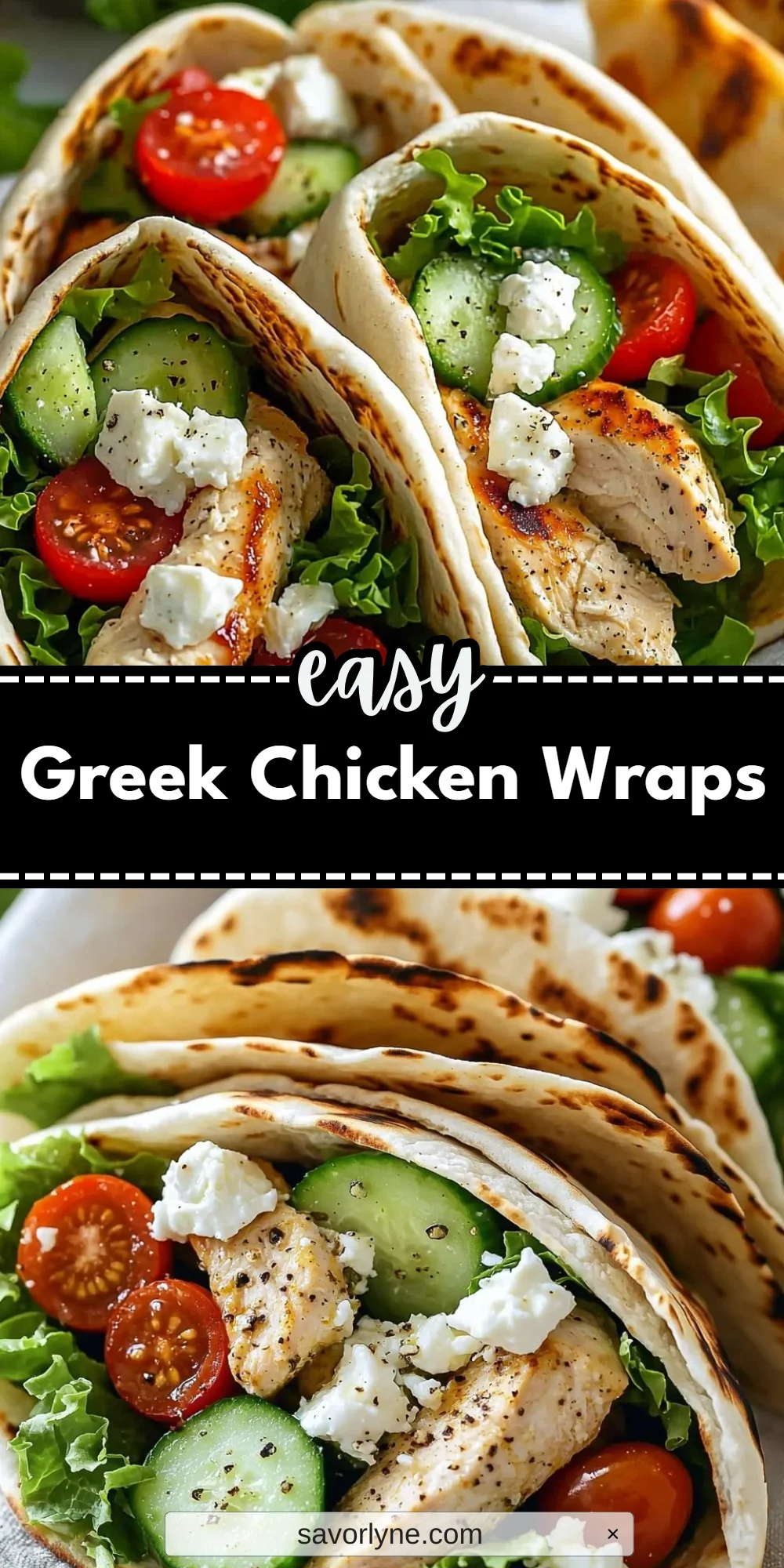 Greek Chicken Wraps