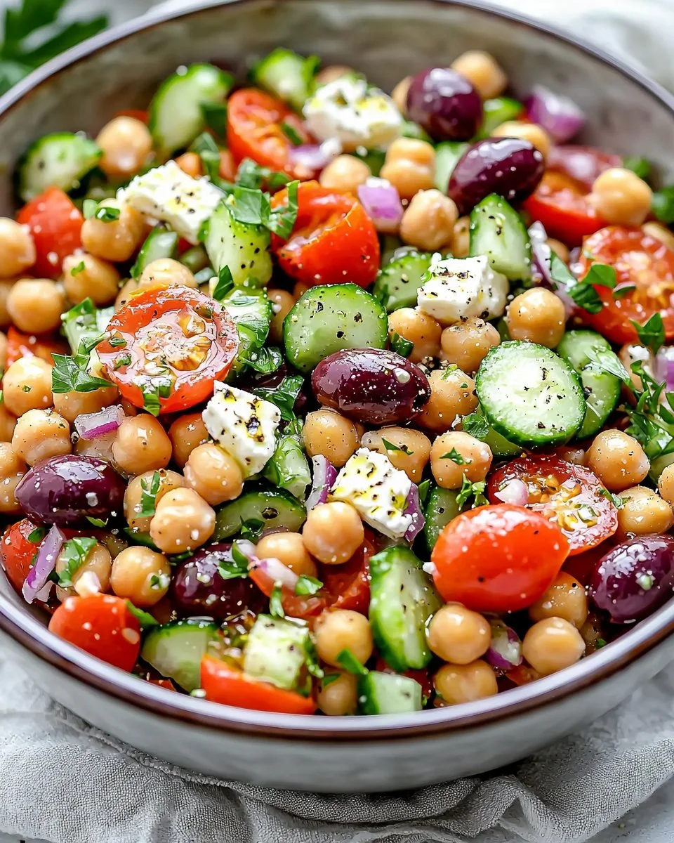 Greek Chickpea Salad