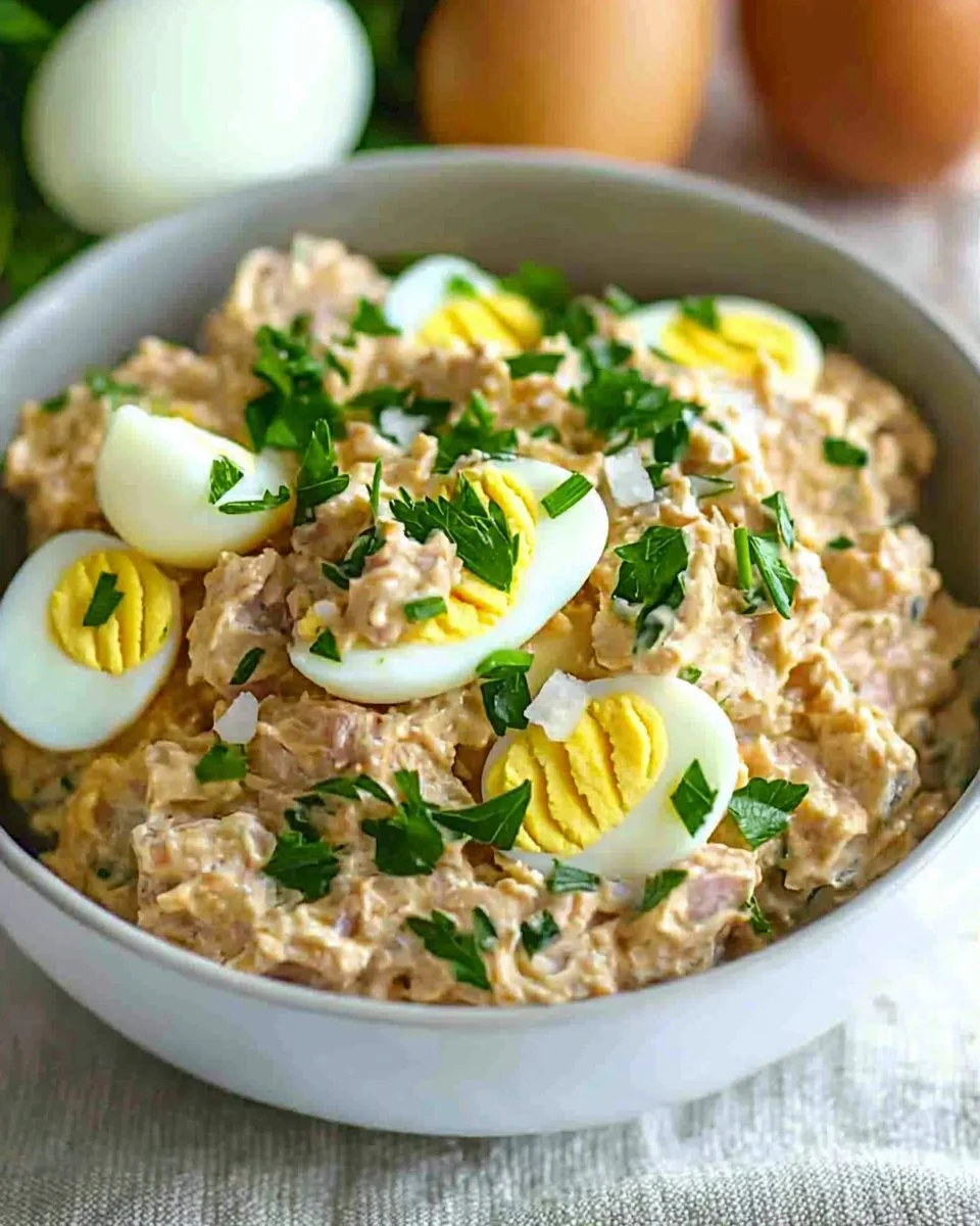 Healthy Keto Low Carb Tuna Egg Salad