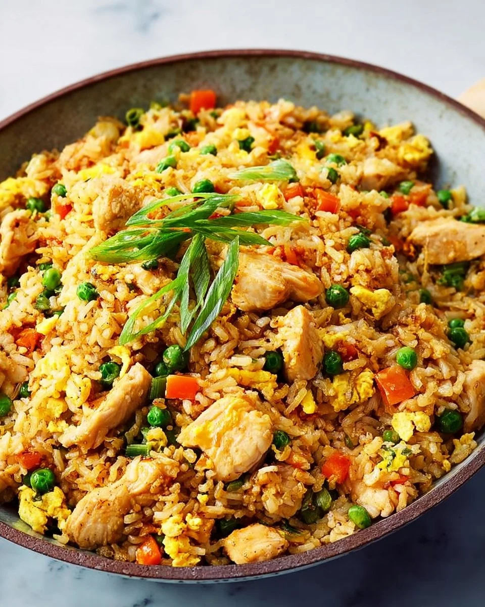High Protein Chicken Fried Rice