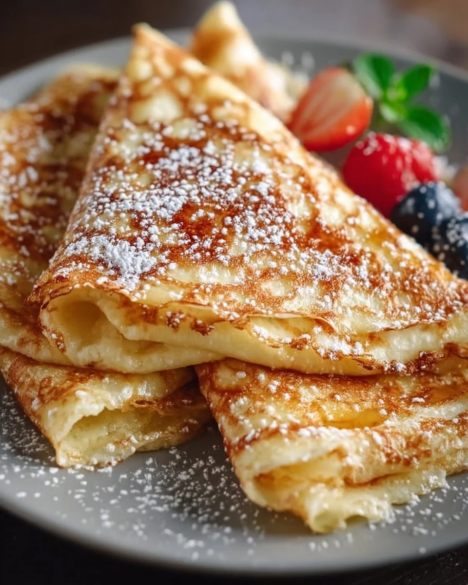 High-Protein Cottage Cheese Crepes