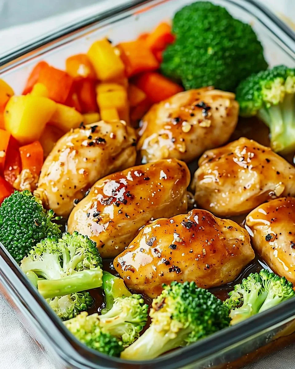 Honey Glazed Chicken Meal Prep