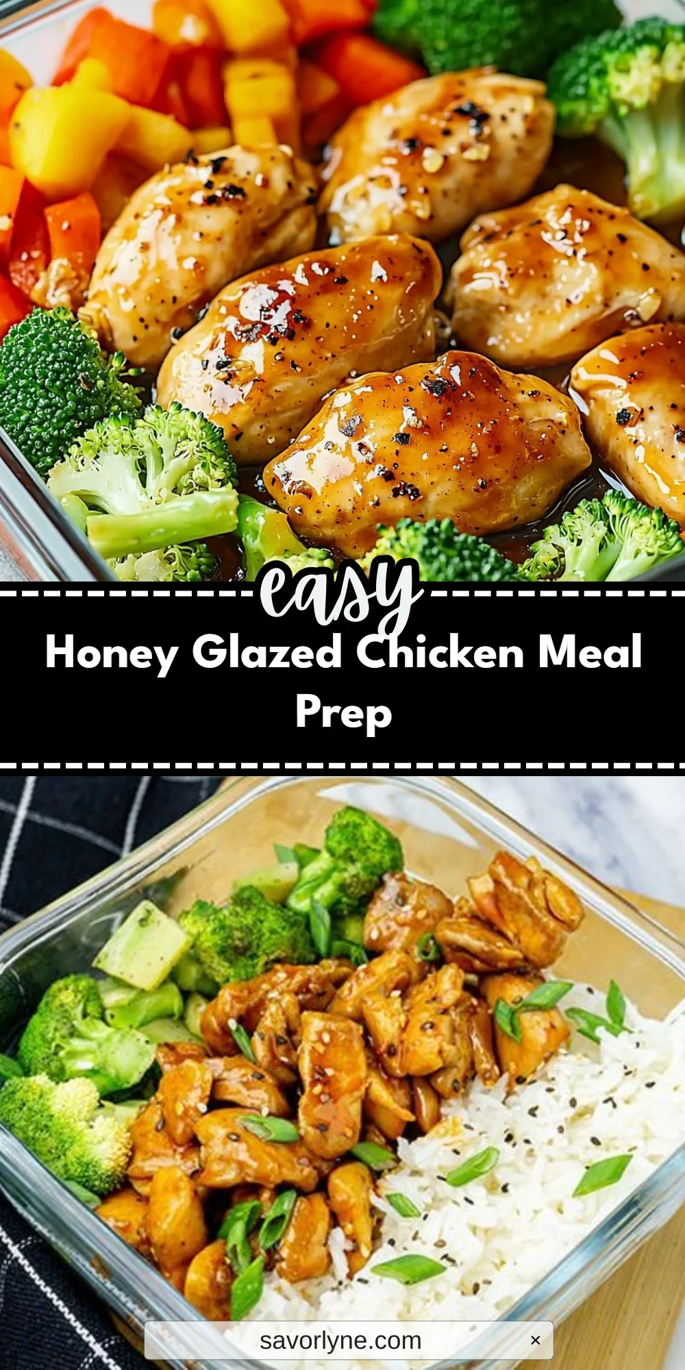 Honey Glazed Chicken Meal Prep
