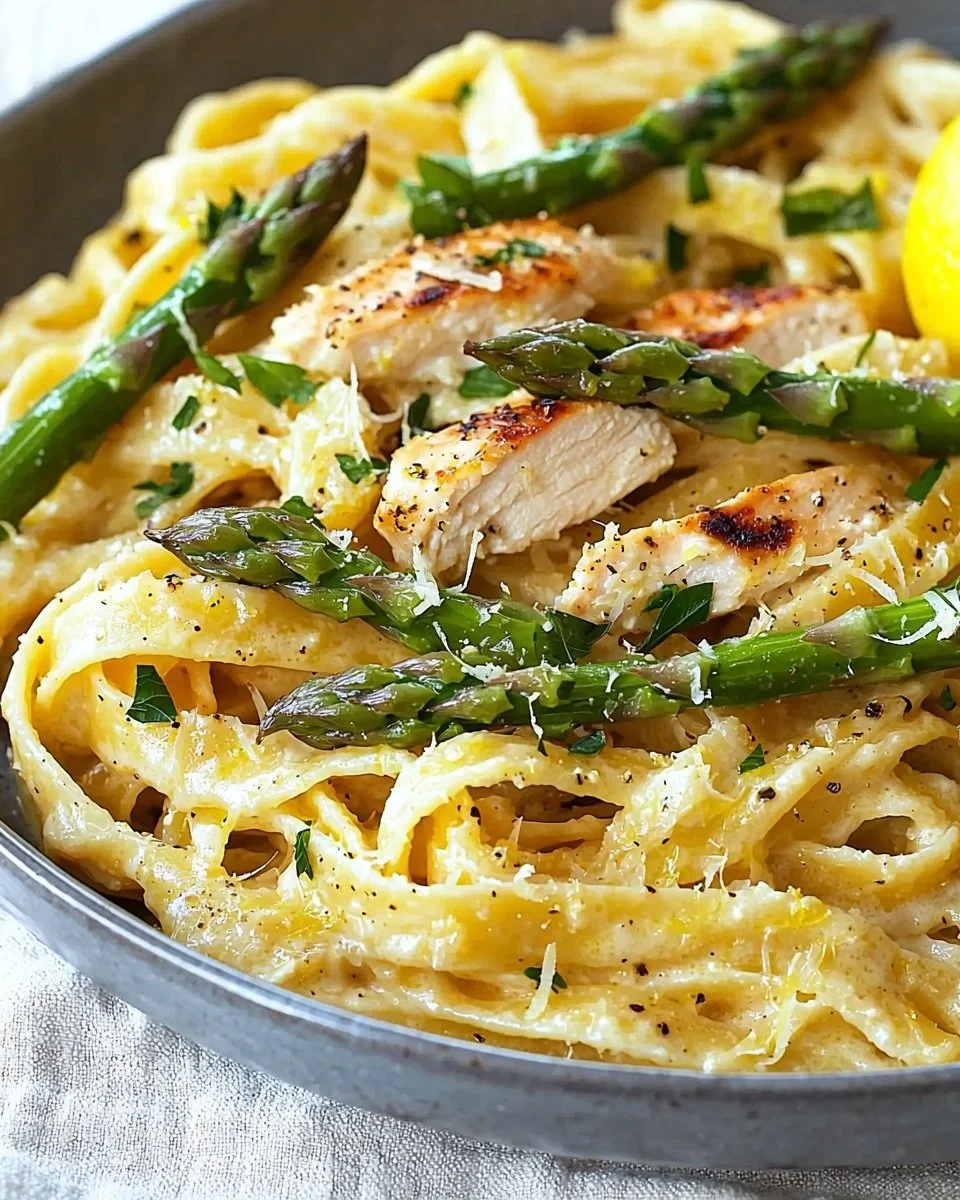 Lemon Asparagus Pasta