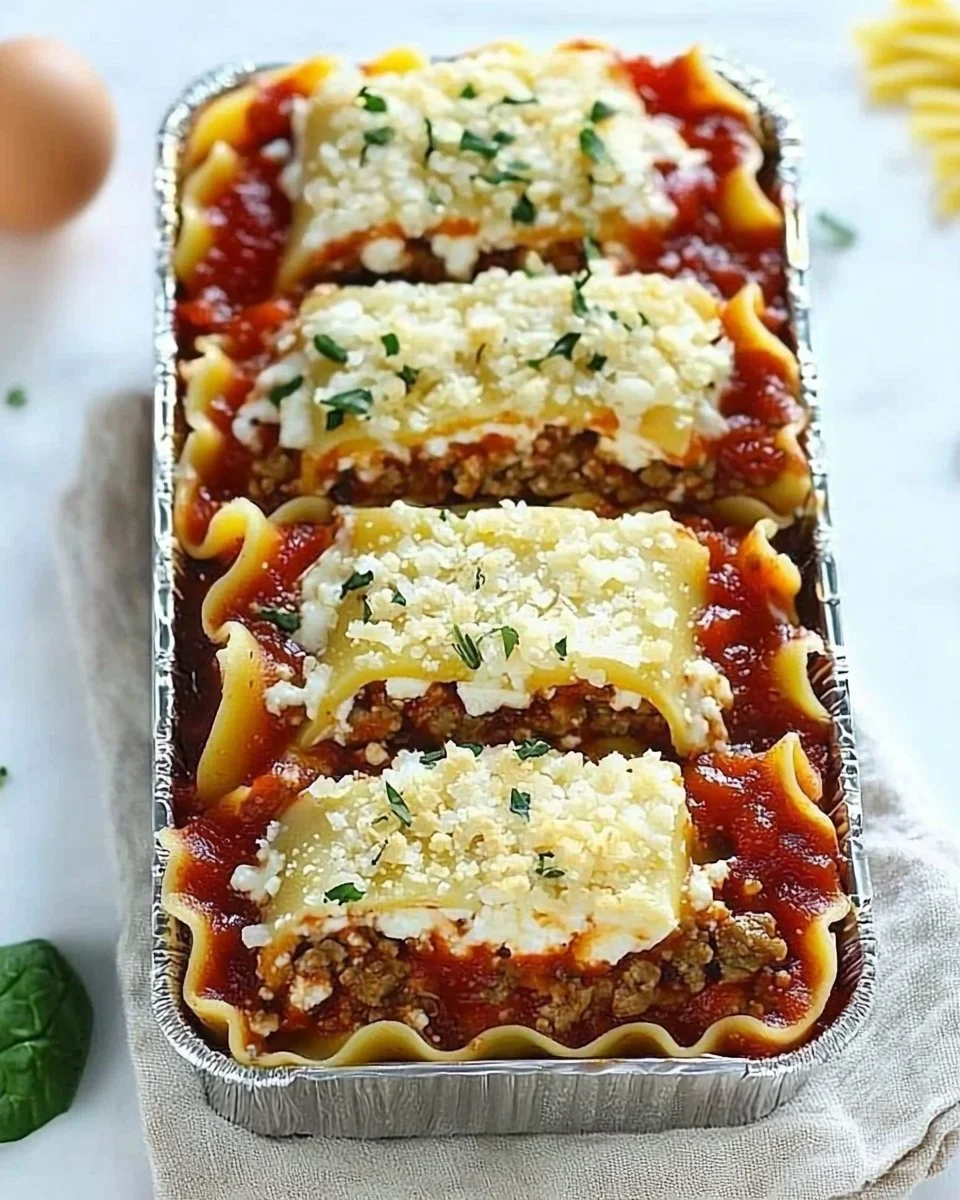 Mini Freezer Healthy Lasagna