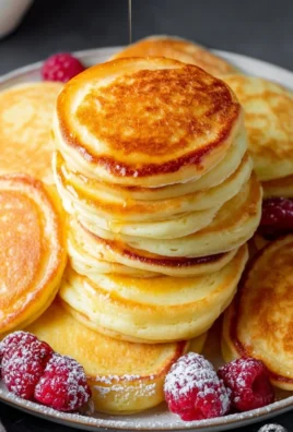Deliciously moist lemon ricotta pancakes served with fresh berries and syrup