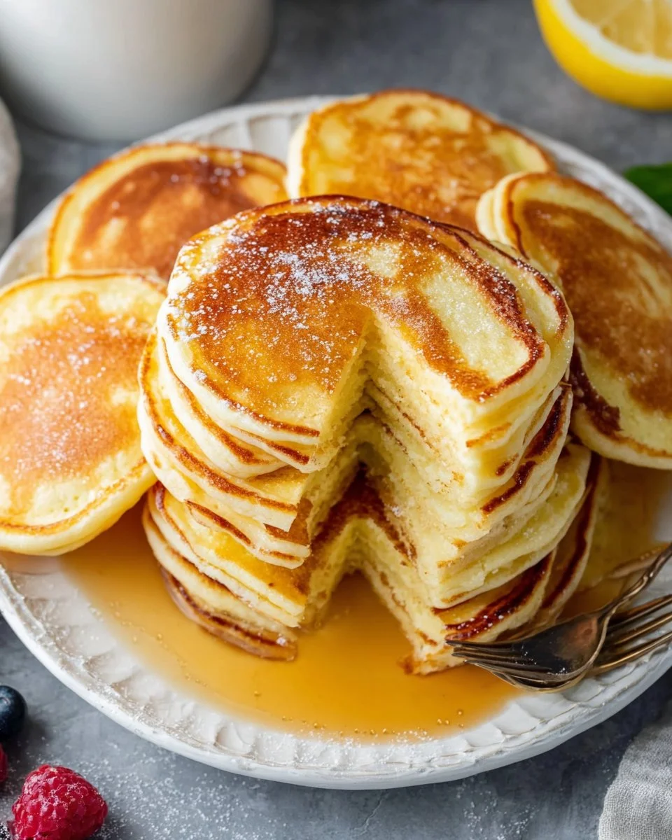 Moist Lemon Ricotta Pancakes