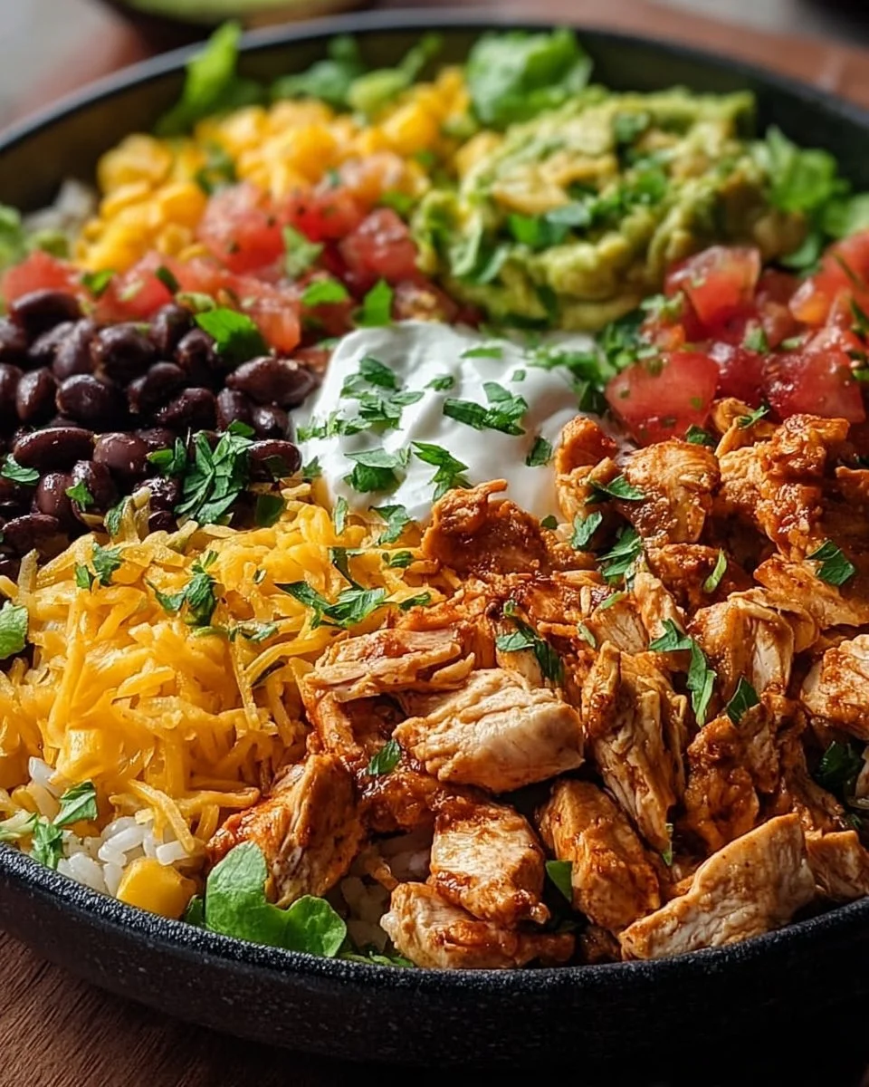 One-Pan Chicken Burrito Bowl
