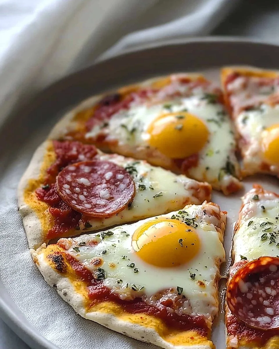 Delicious Pizza Eggs dish combining fresh ingredients and flavors