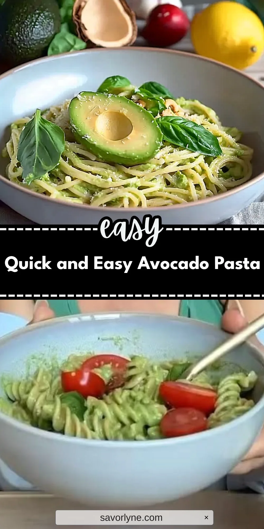 Quick and Easy Avocado Pasta