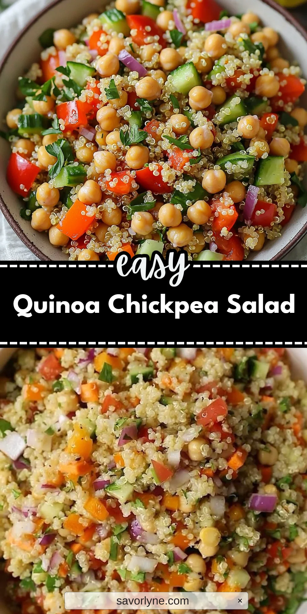 Quinoa Chickpea Salad