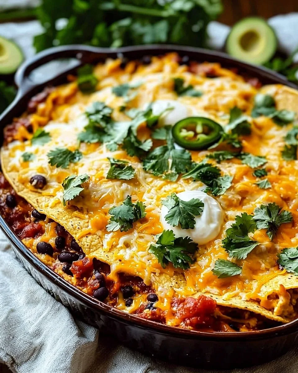 Delicious Ranch Eggs Breakfast Casserole served on a plate