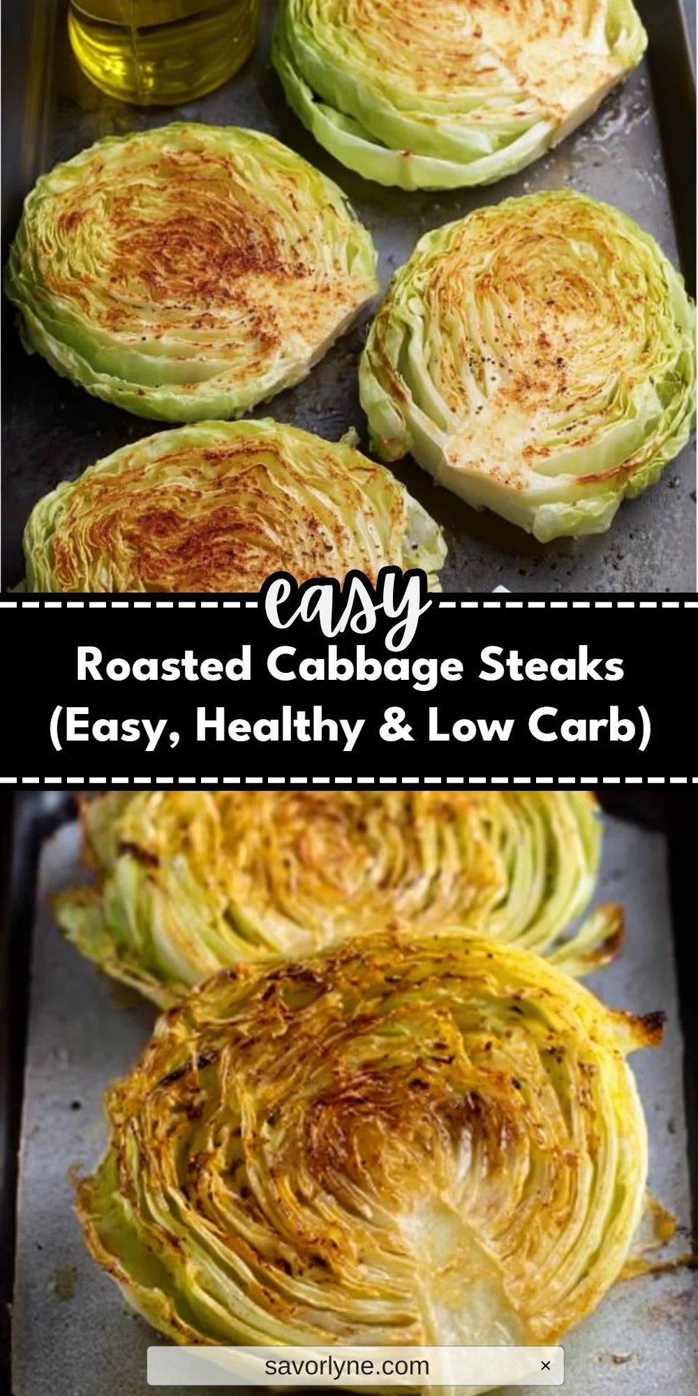 Roasted Cabbage Steaks (Easy, Healthy & Low Carb)
