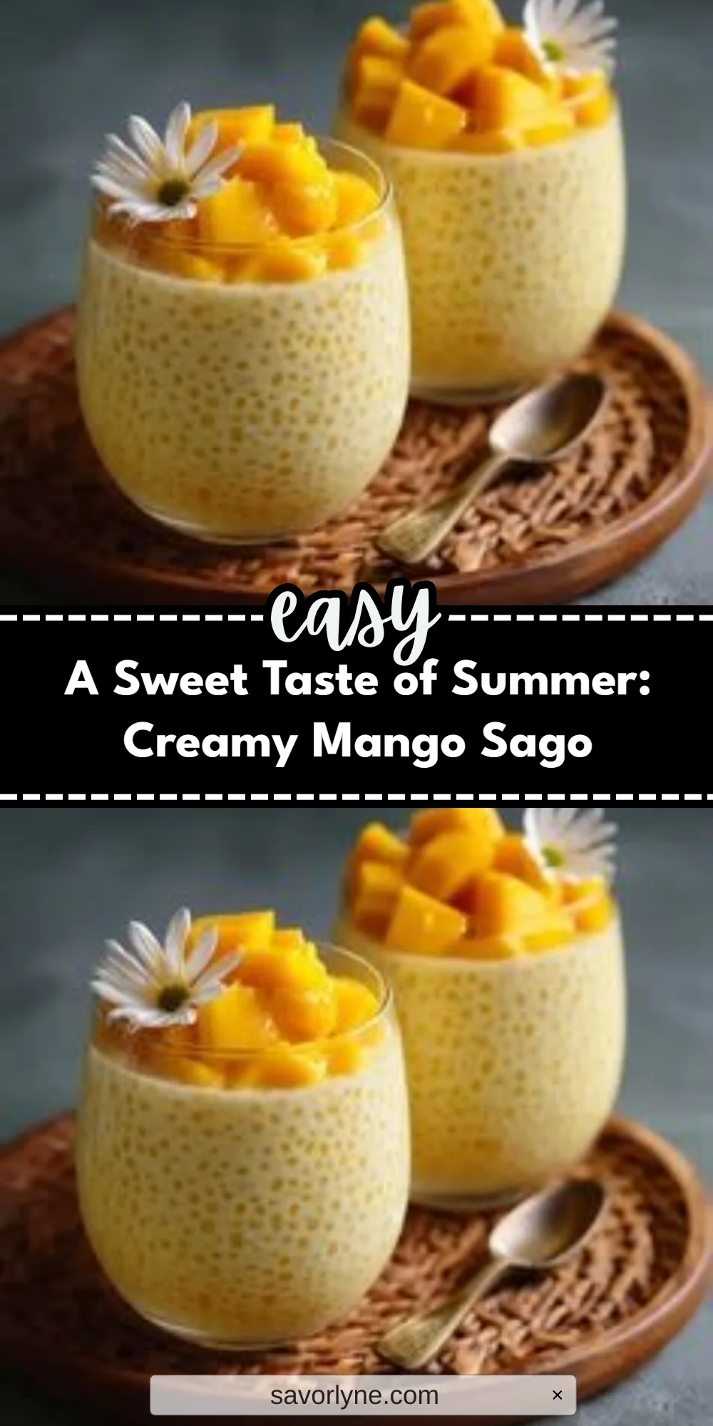 A Sweet Taste of Summer: Creamy Mango Sago