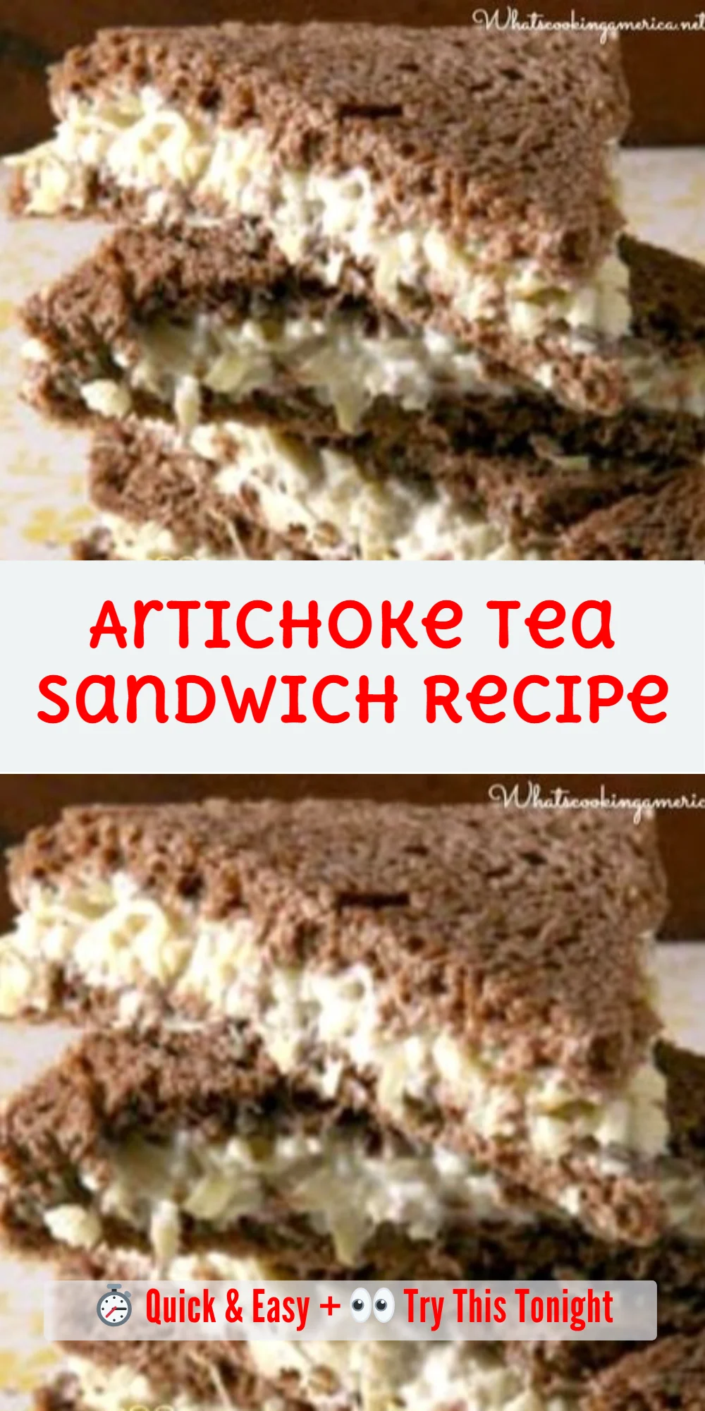 Artichoke Tea Sandwich Recipe
