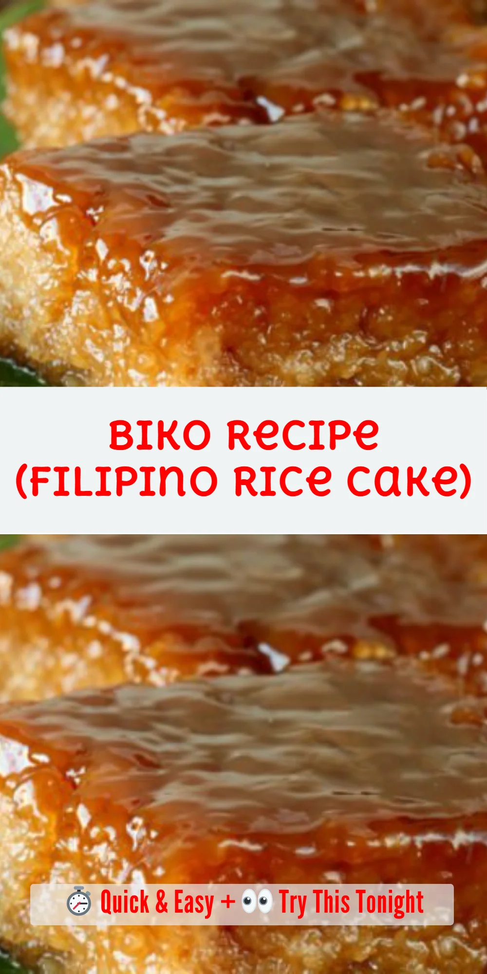 Biko Recipe (Filipino Rice Cake)