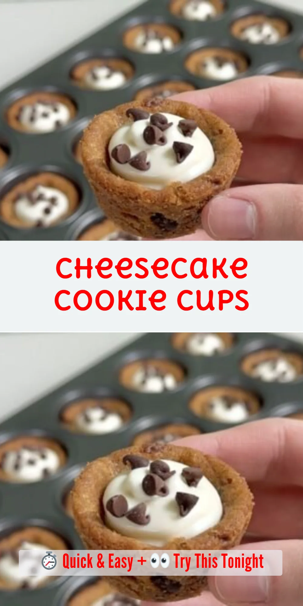 Cheesecake Cookie Cups