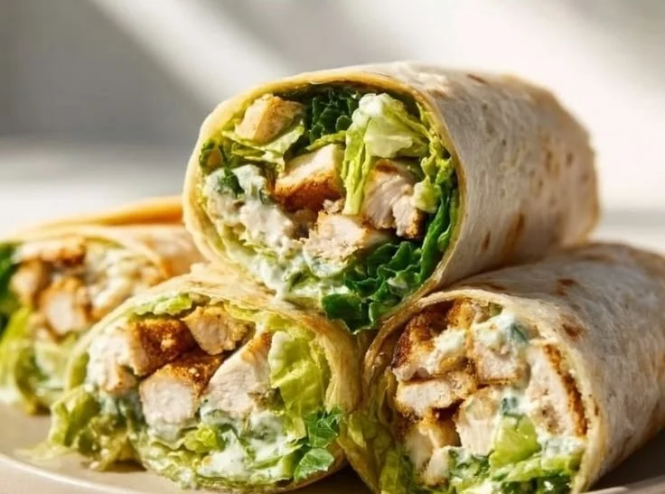 Chicken Caesar Wraps
