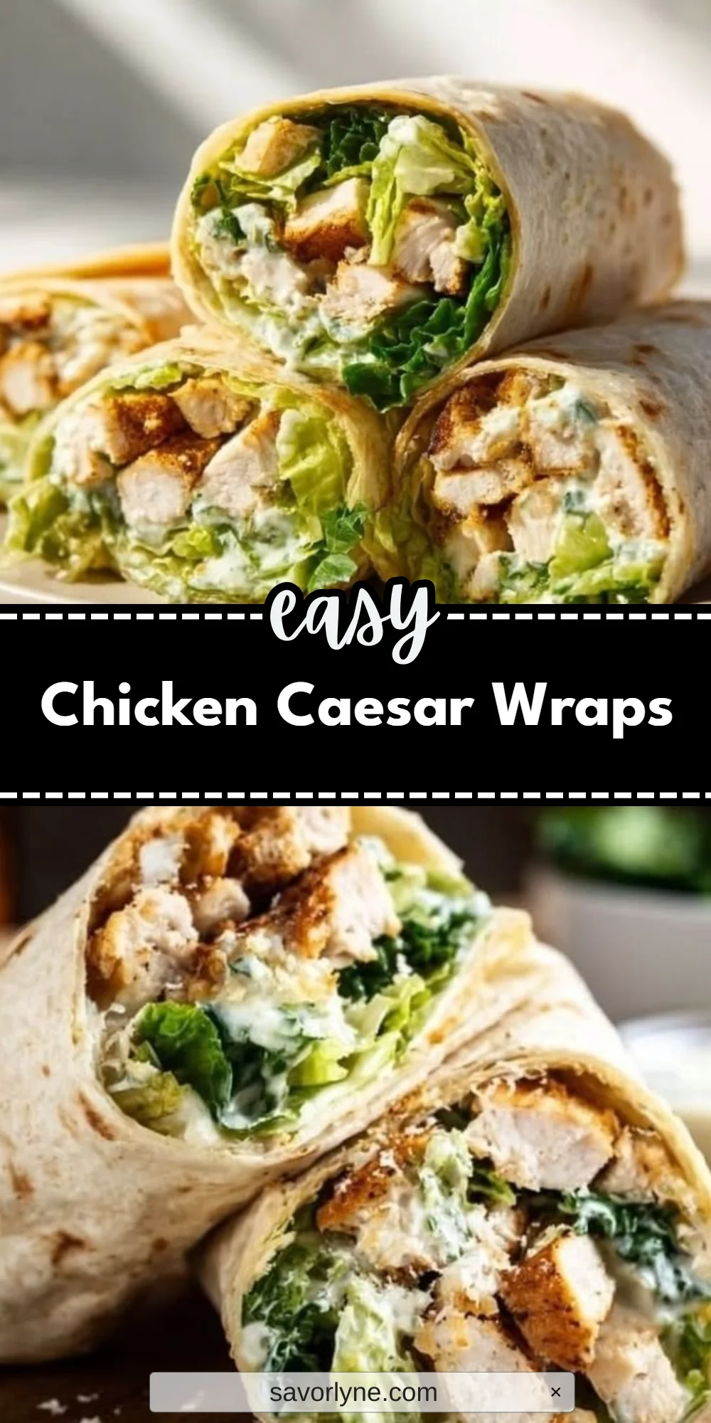 Chicken Caesar Wraps