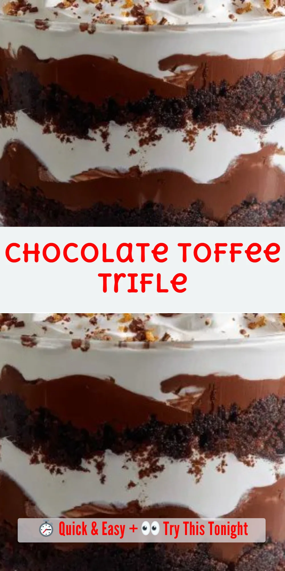 Chocolate Toffee Trifle