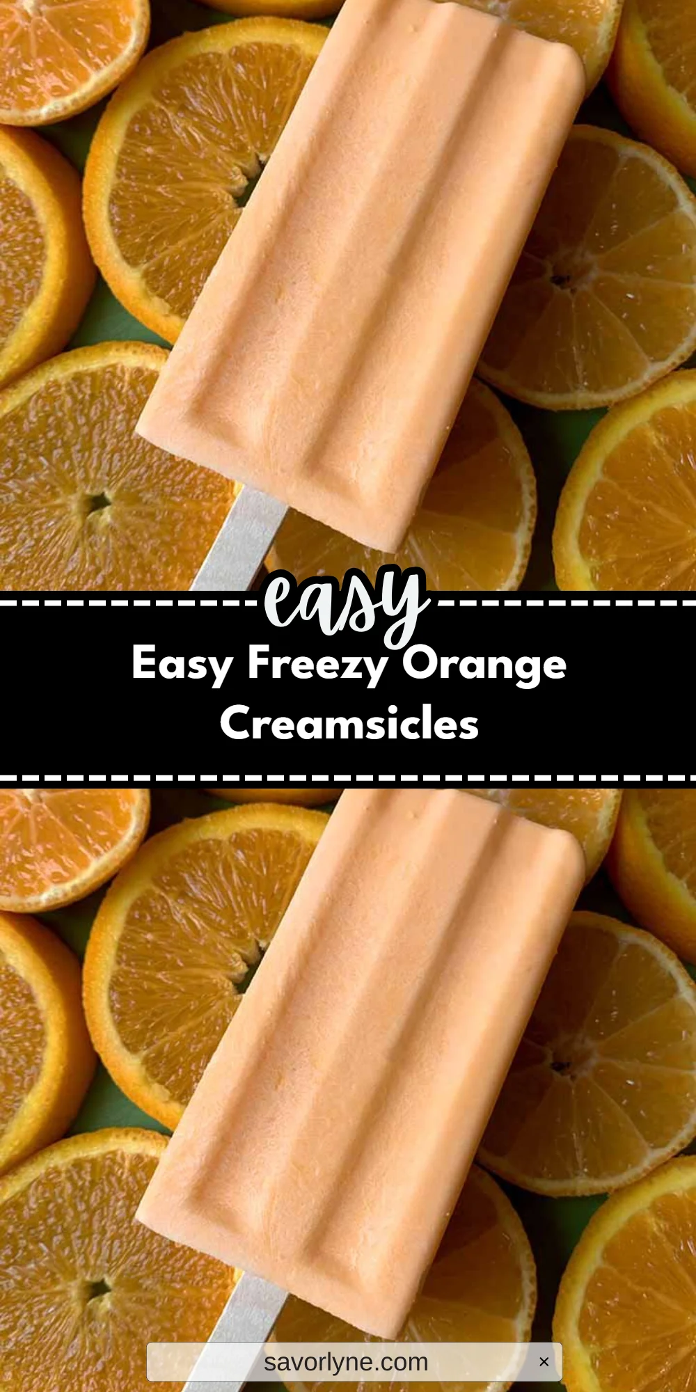 Easy Freezy Orange Creamsicles