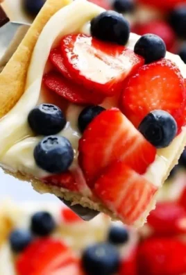 Delicious and colorful easy fruit pizza topped with fresh fruits