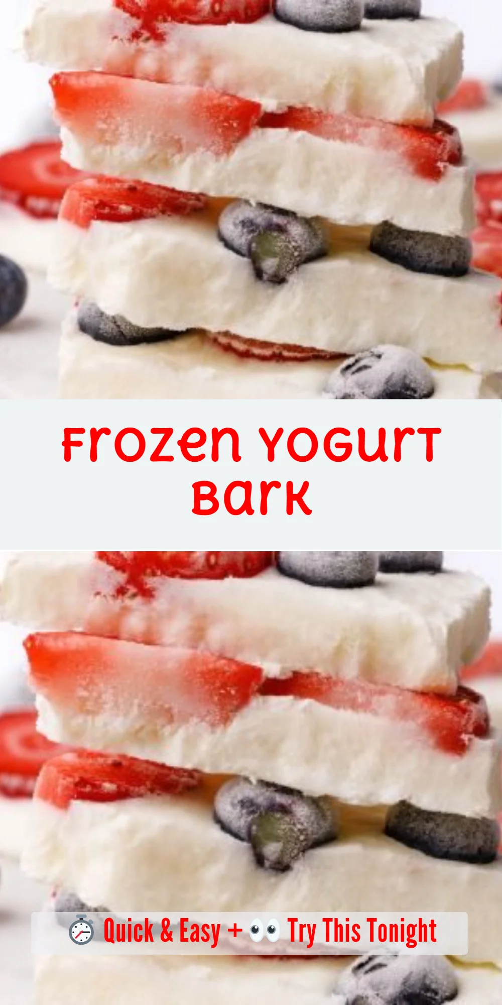 Frozen Yogurt Bark
