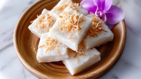 Haupia (Hawaiian Coconut Pudding)